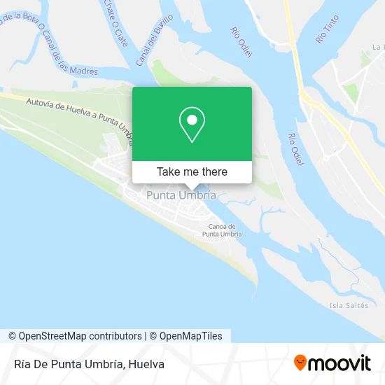 Ría De Punta Umbría map