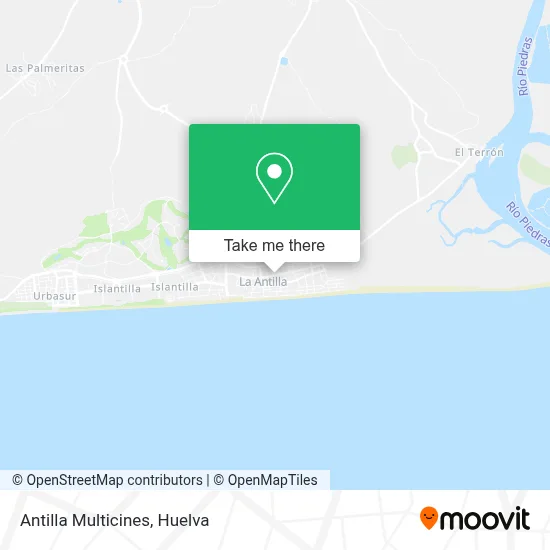 Antilla Multicines map