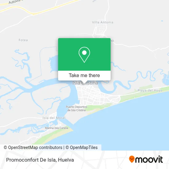Promoconfort De Isla map