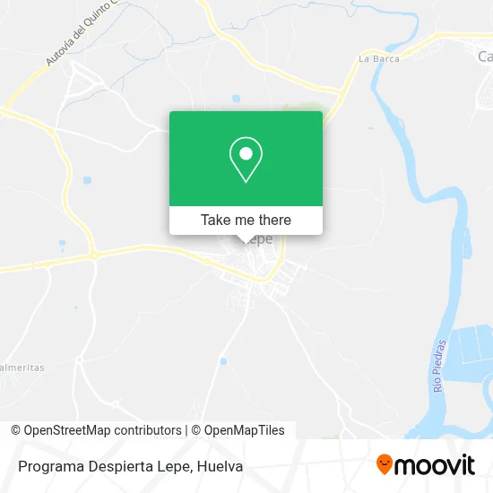 Programa Despierta Lepe map