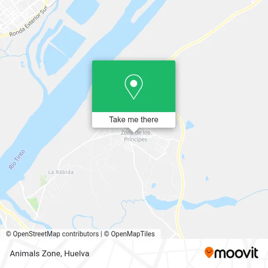 Animals Zone map