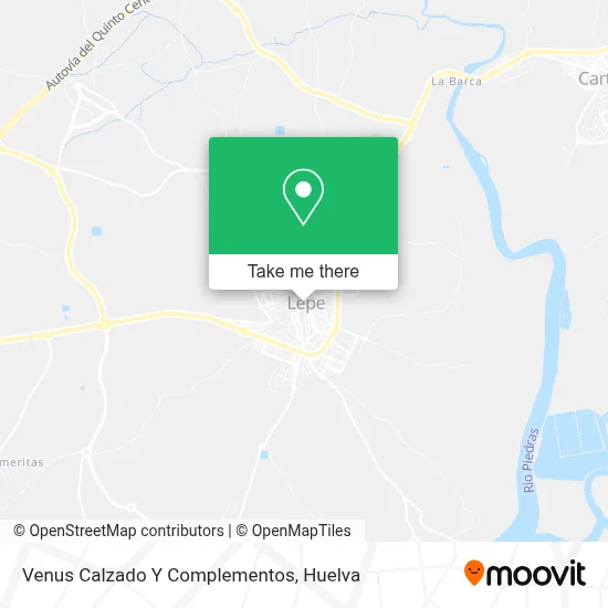 Venus Calzado Y Complementos map