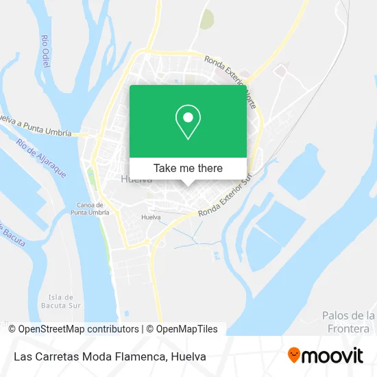 Las Carretas Moda Flamenca map