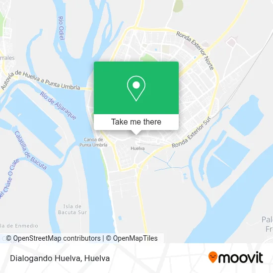 Dialogando Huelva map