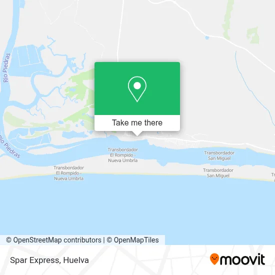 Spar Express map