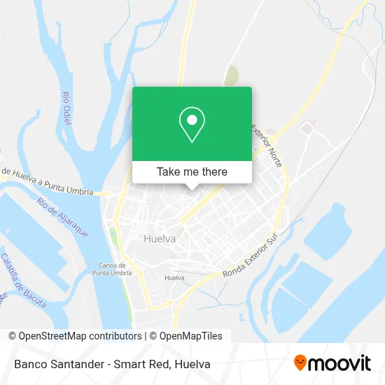 Banco Santander - Smart Red map