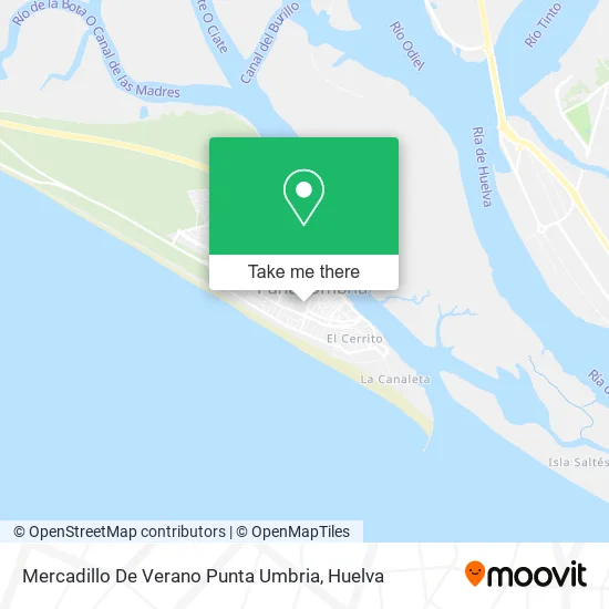 Mercadillo De Verano Punta Umbria map