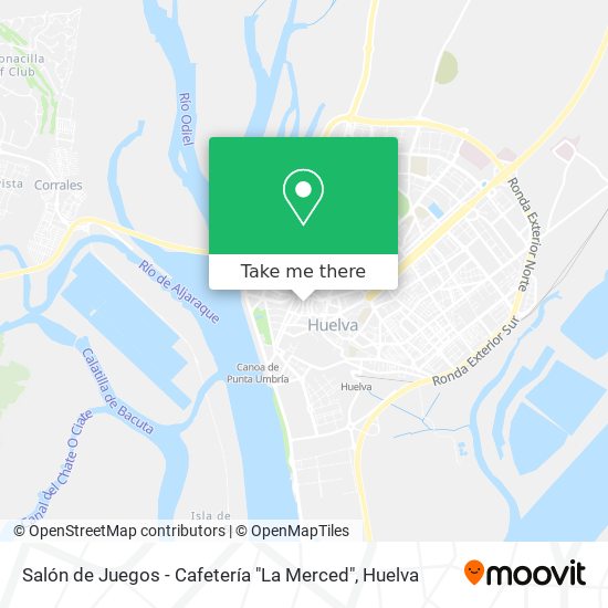 mapa Salón de Juegos - Cafetería "La Merced"