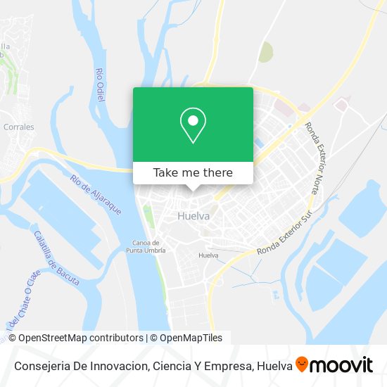 Consejeria De Innovacion, Ciencia Y Empresa map