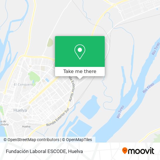 Fundación Laboral ESCODE map