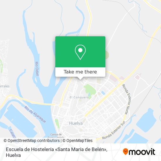 Escuela de Hostelería «Santa María de Belén» map