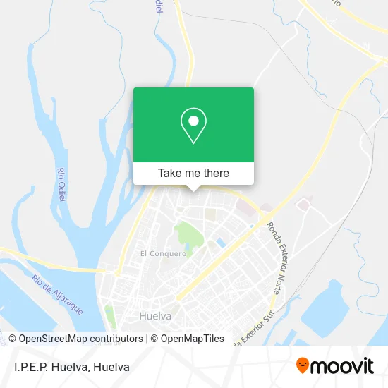 I.P.E.P. Huelva map