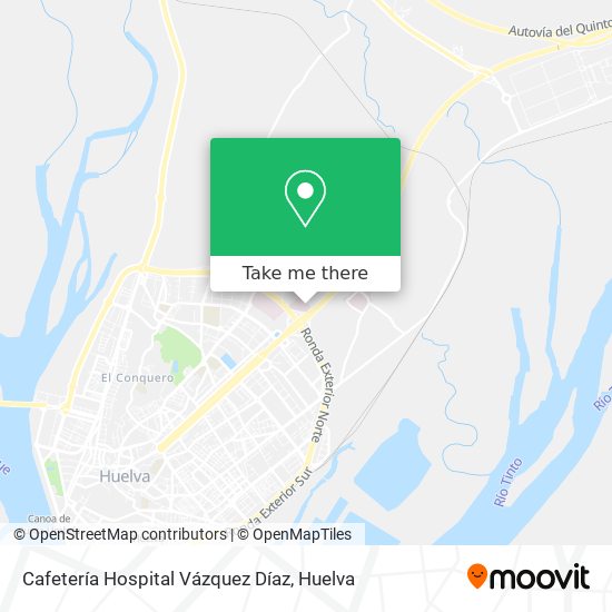 How to get to Cafetería Hospital Vázquez Díaz in Huelva by Bus?