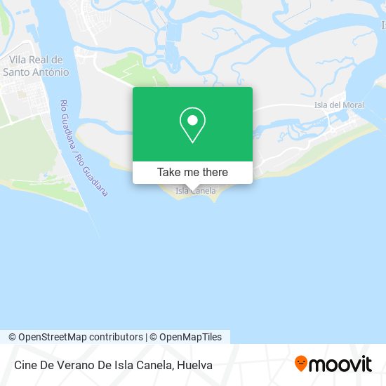 Cine De Verano De Isla Canela map