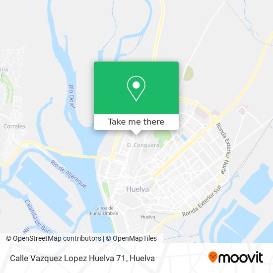 Calle Vazquez Lopez Huelva 71 map