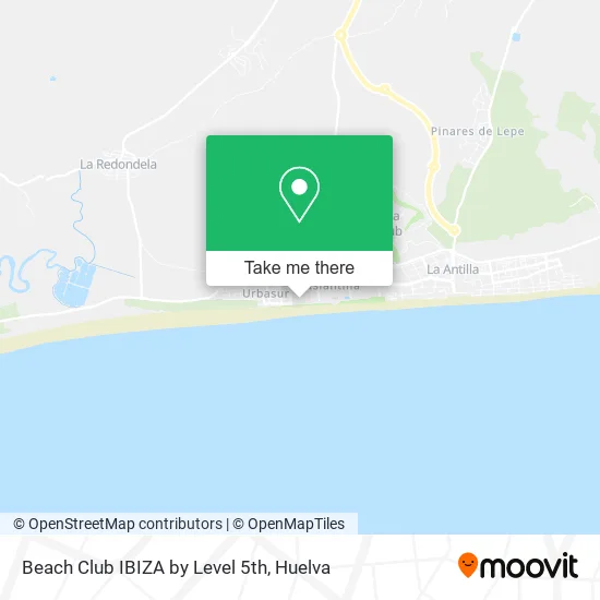 Beach Club IBIZA by Level 5th map