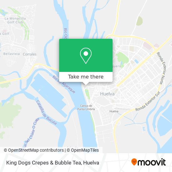 mapa King Dogs Crepes & Bubble Tea