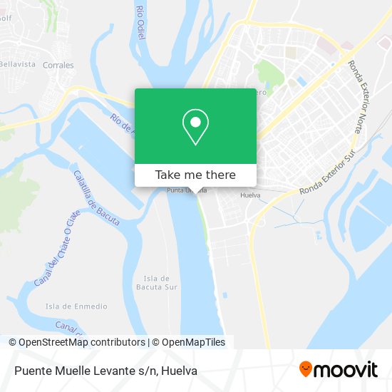 mapa Puente Muelle Levante s/n