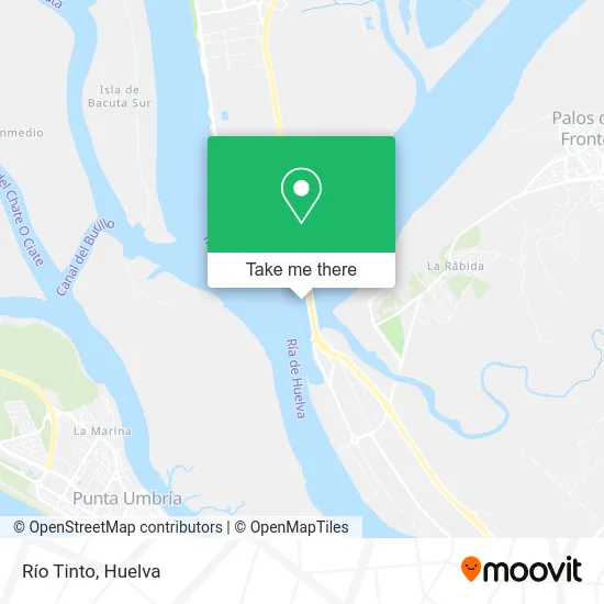 Río Tinto map