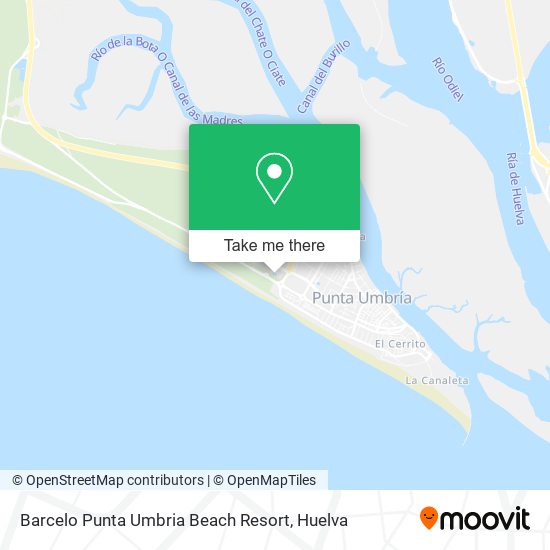 mapa Barcelo Punta Umbria Beach Resort