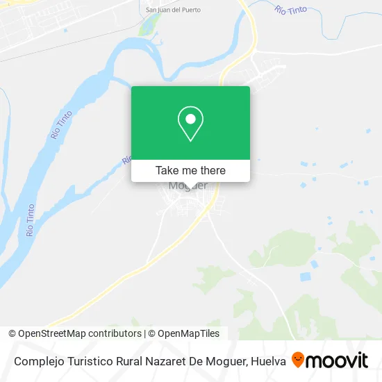 Complejo Turistico Rural Nazaret De Moguer map
