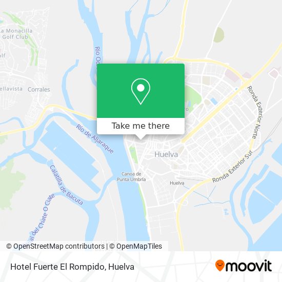 Hotel Fuerte El Rompido map