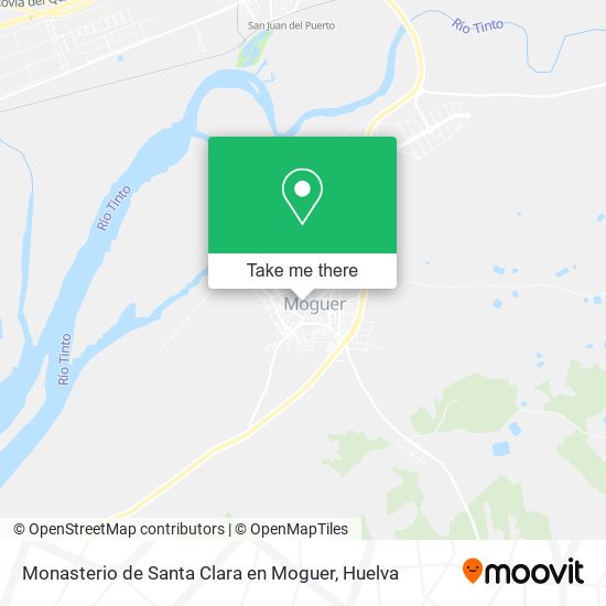 Monasterio de Santa Clara en Moguer map