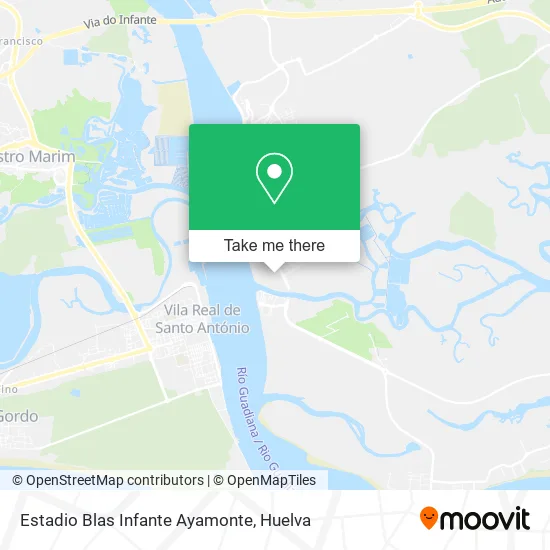 Estadio Blas Infante Ayamonte map