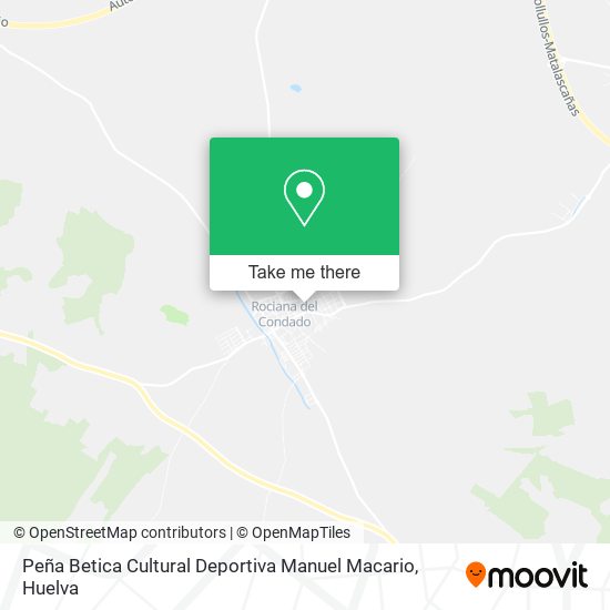 Peña Betica Cultural Deportiva Manuel Macario map