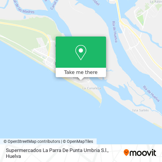 Supermercados La Parra De Punta Umbria S.l. map