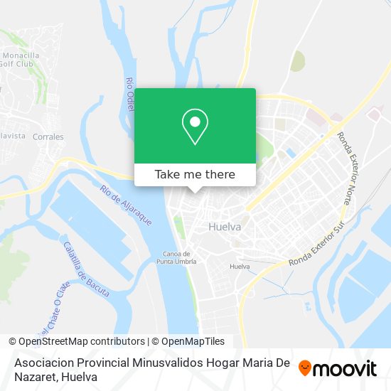 mapa Asociacion Provincial Minusvalidos Hogar Maria De Nazaret