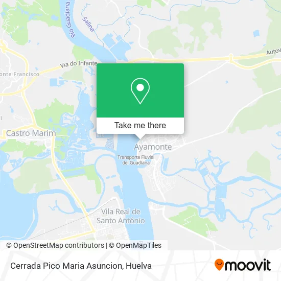 Cerrada Pico Maria Asuncion map