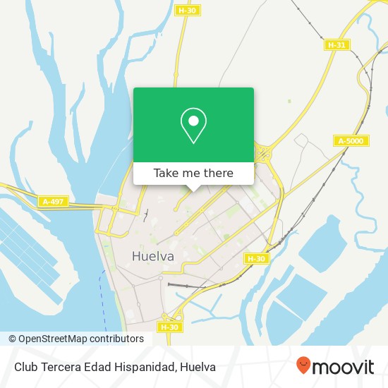 Club Tercera Edad Hispanidad map