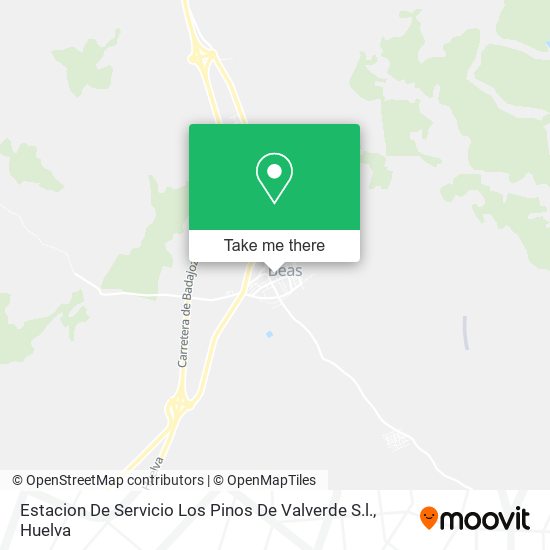 Estacion De Servicio Los Pinos De Valverde S.l. map