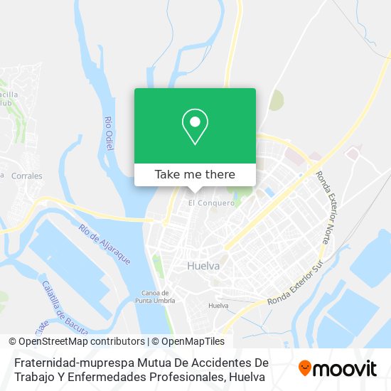 Fraternidad-muprespa Mutua De Accidentes De Trabajo Y Enfermedades Profesionales map