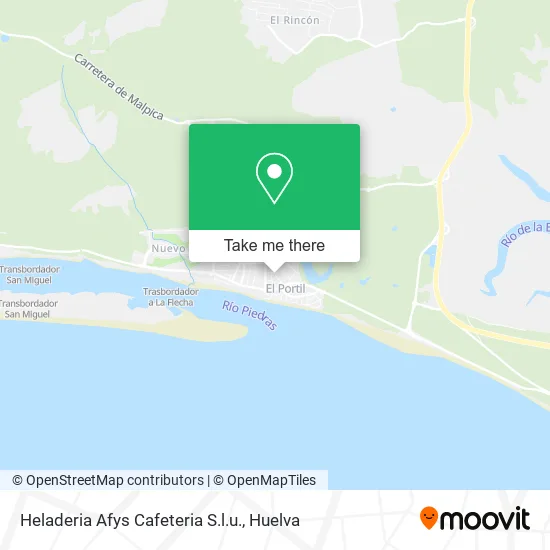 Heladeria Afys Cafeteria S.l.u. map