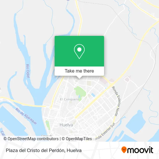 mapa Plaza del Cristo del Perdón