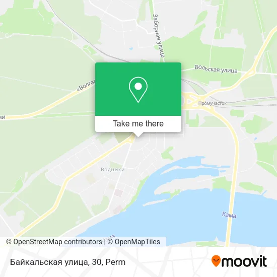Байкальская улица, 30 map