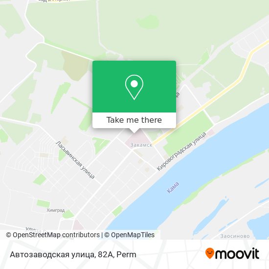 Автозаводская улица, 82А map