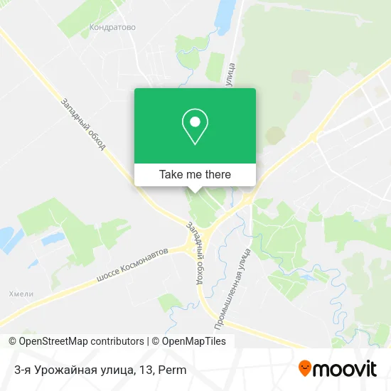 3-я Урожайная улица, 13 map