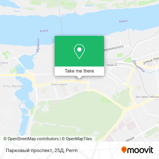 Парковый проспект, 25Д map