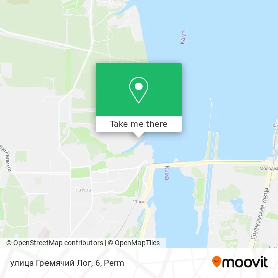 улица Гремячий Лог, 6 map