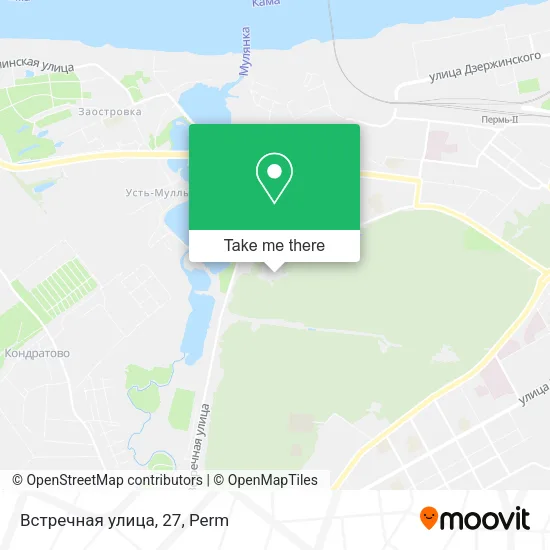 Встречная улица, 27 map