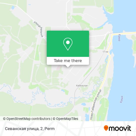 Севанская улица, 2 map