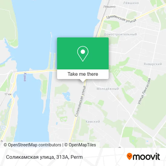 Соликамская улица, 313А map