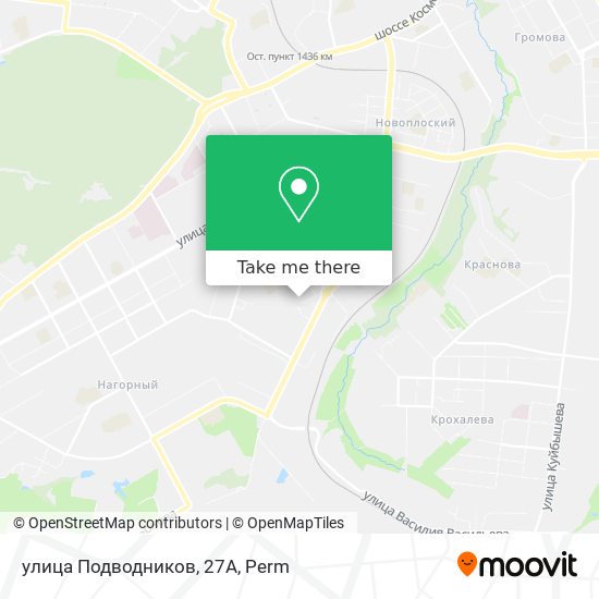 улица Подводников, 27А map