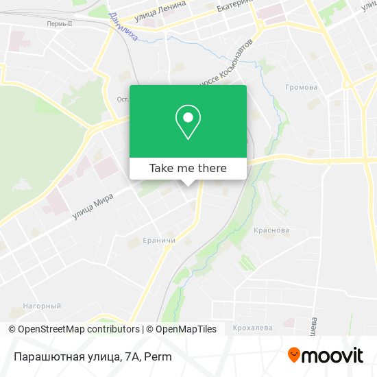 Парашютная улица, 7А map