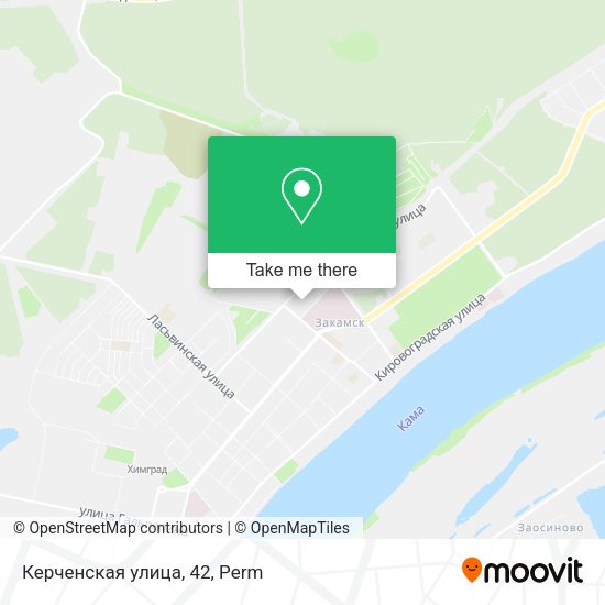 Керченская улица, 42 map
