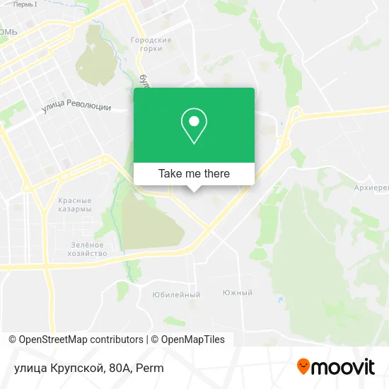 улица Крупской, 80А map