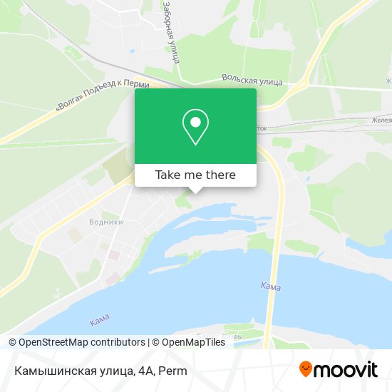Камышинская улица, 4А map